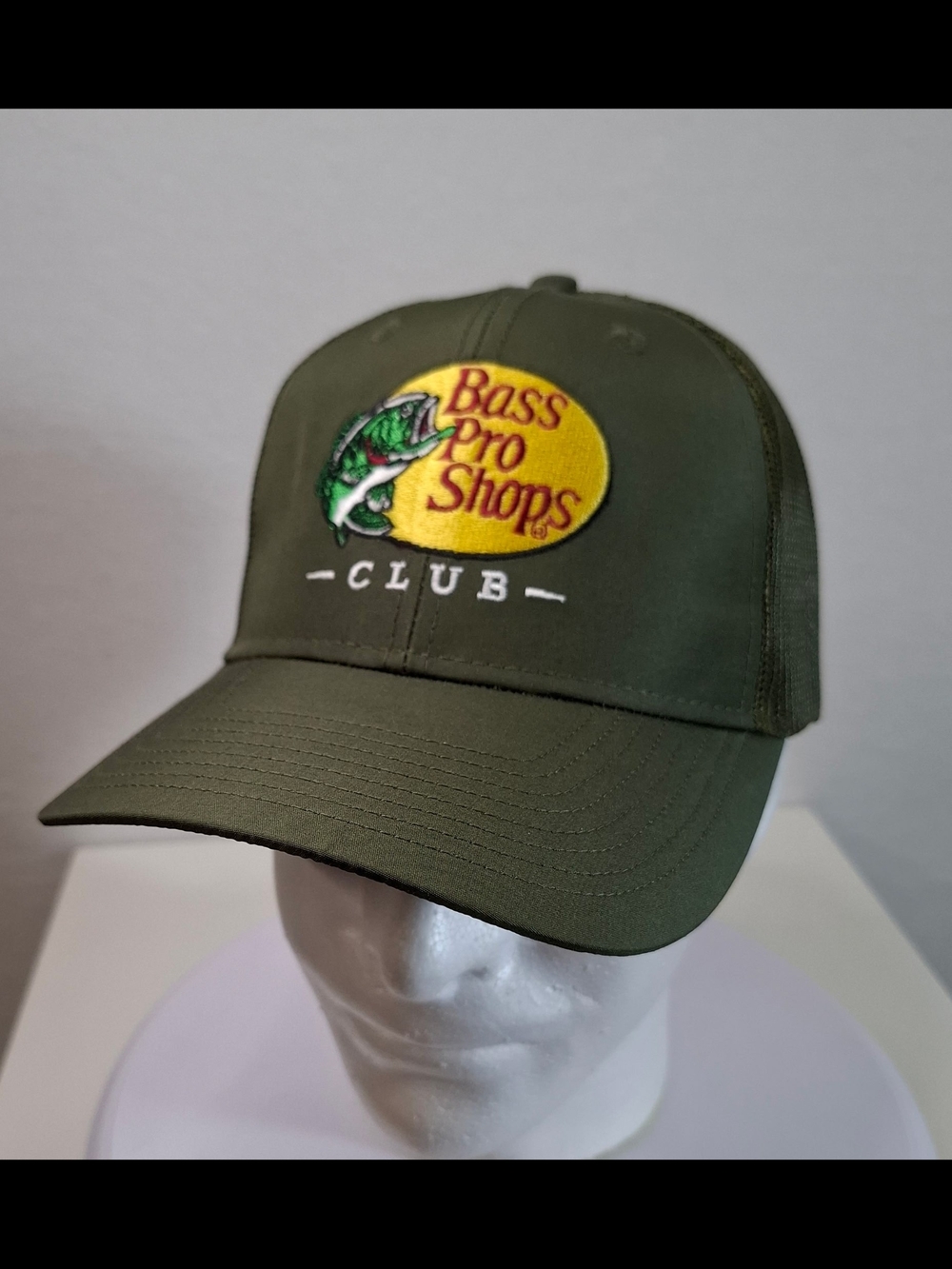 Bass Pro Shops Club Olive Green Men's Baseball Cap
